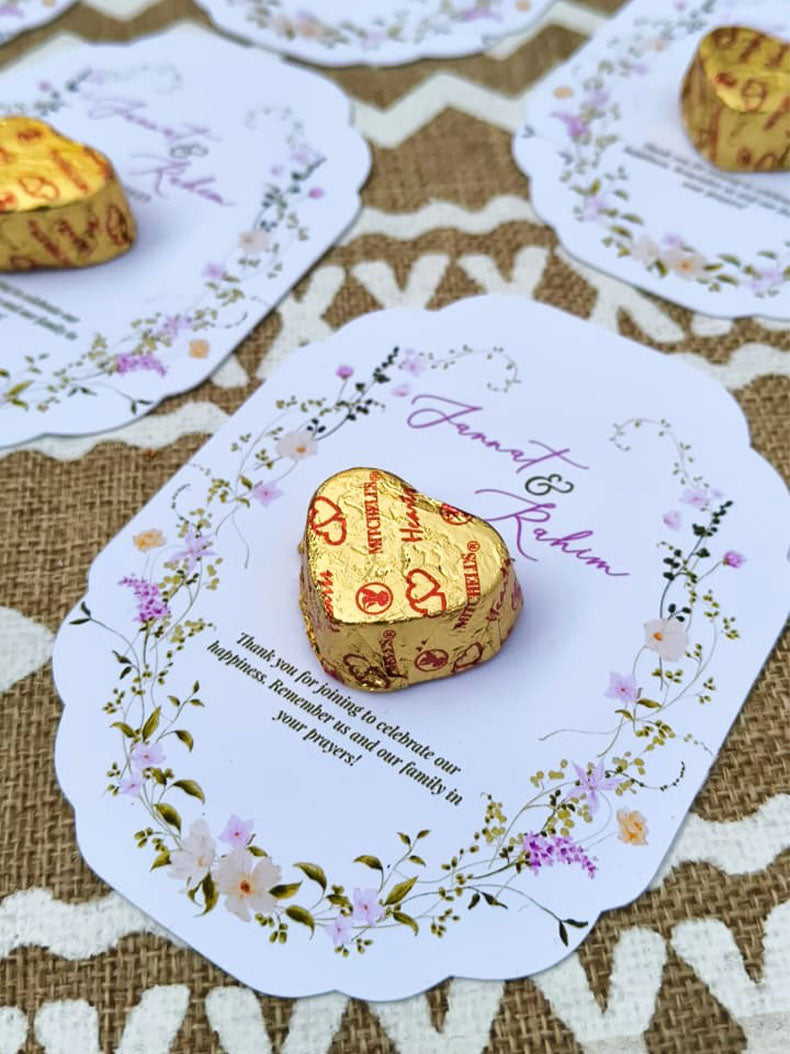 Floral Chocolate Card