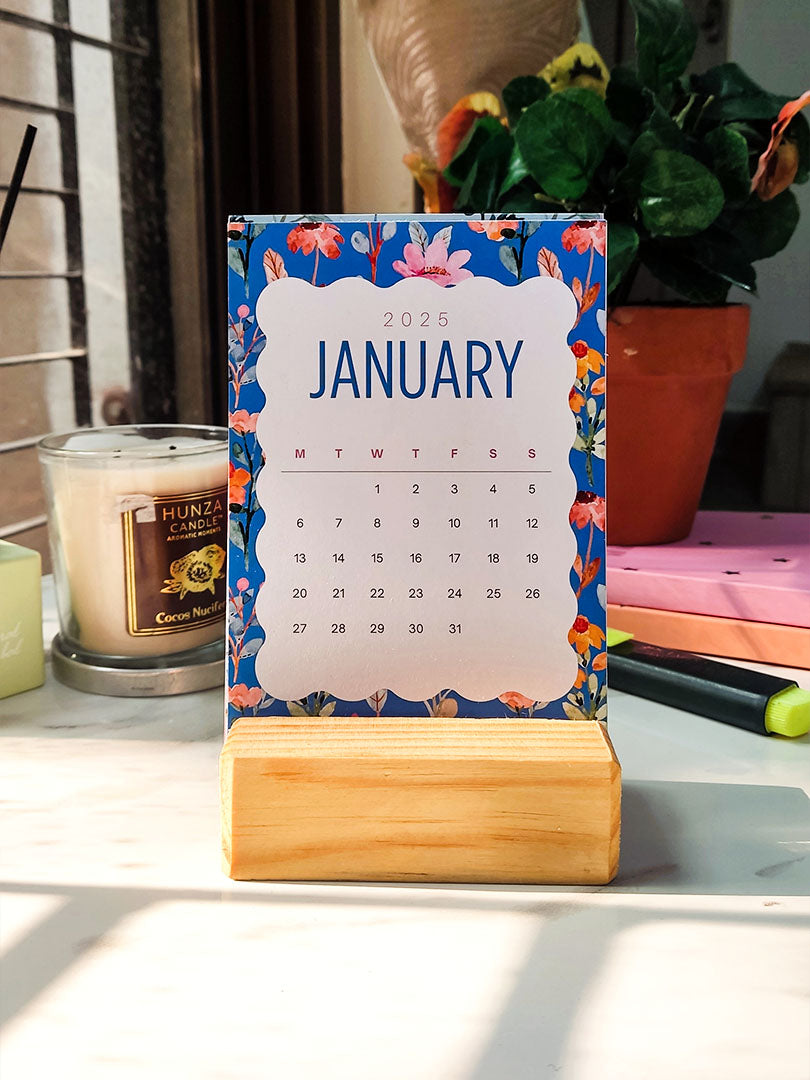 Floral 2025 Calendar