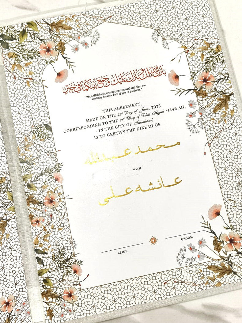 Wafa Nikkah Booklet