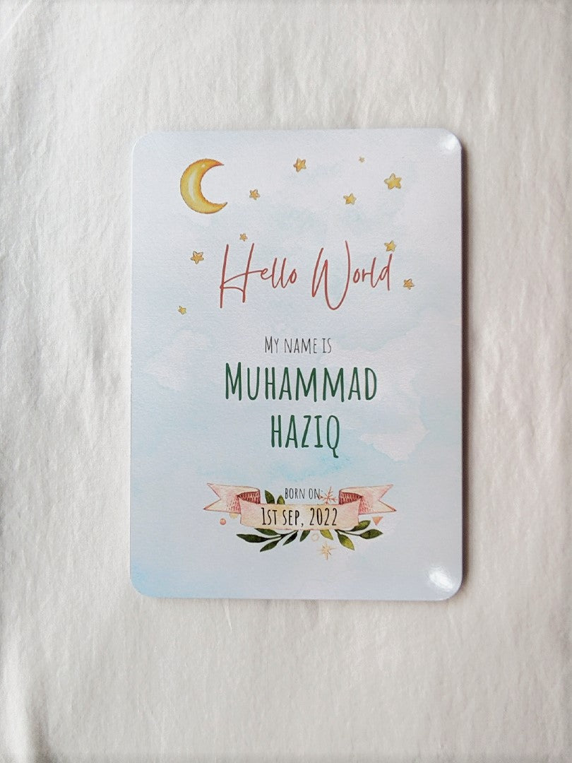 Baby Milestone Cards