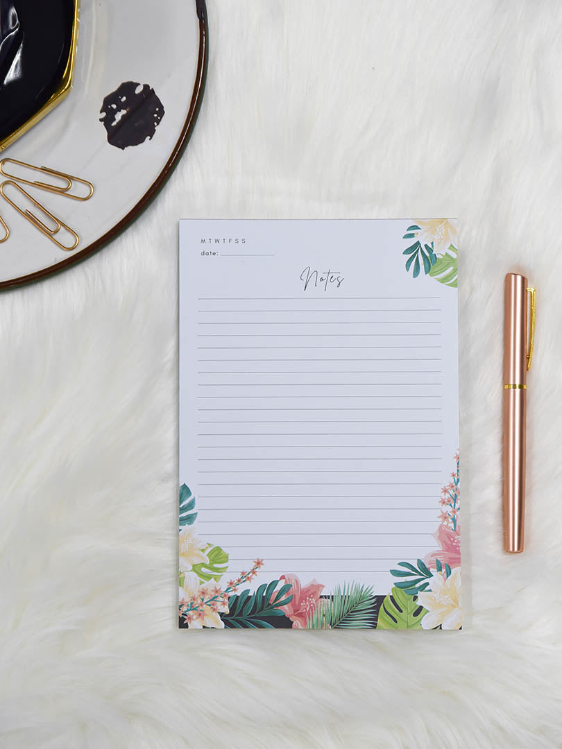 Floral Notes Pad