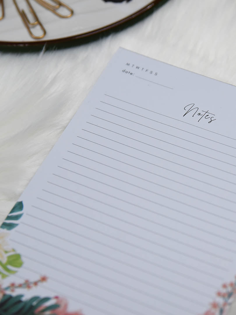 Floral Notes Pad